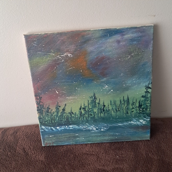 Hand Painted Canvas Oil Paint Landscape - Picture 1 of 5